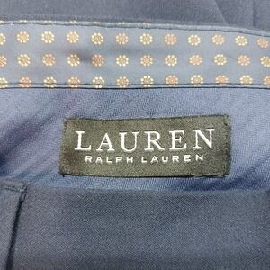 Lauren Ralph Lauren Navy Dress Pants Black Label Mens 34x32 Flat Front Straight